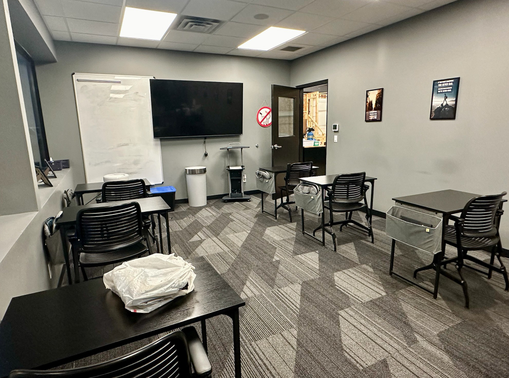 classroom for new servic eprofessor technicians